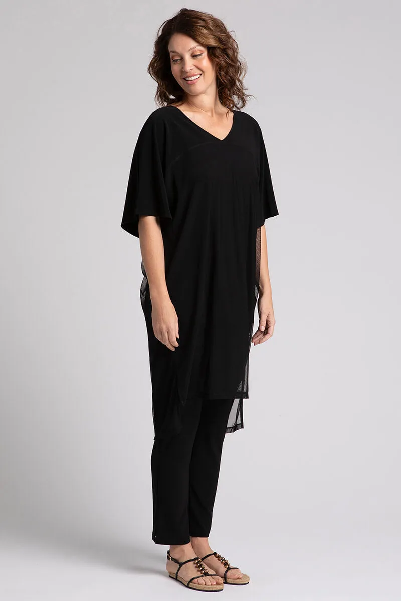 Mesh Cover Up | Black