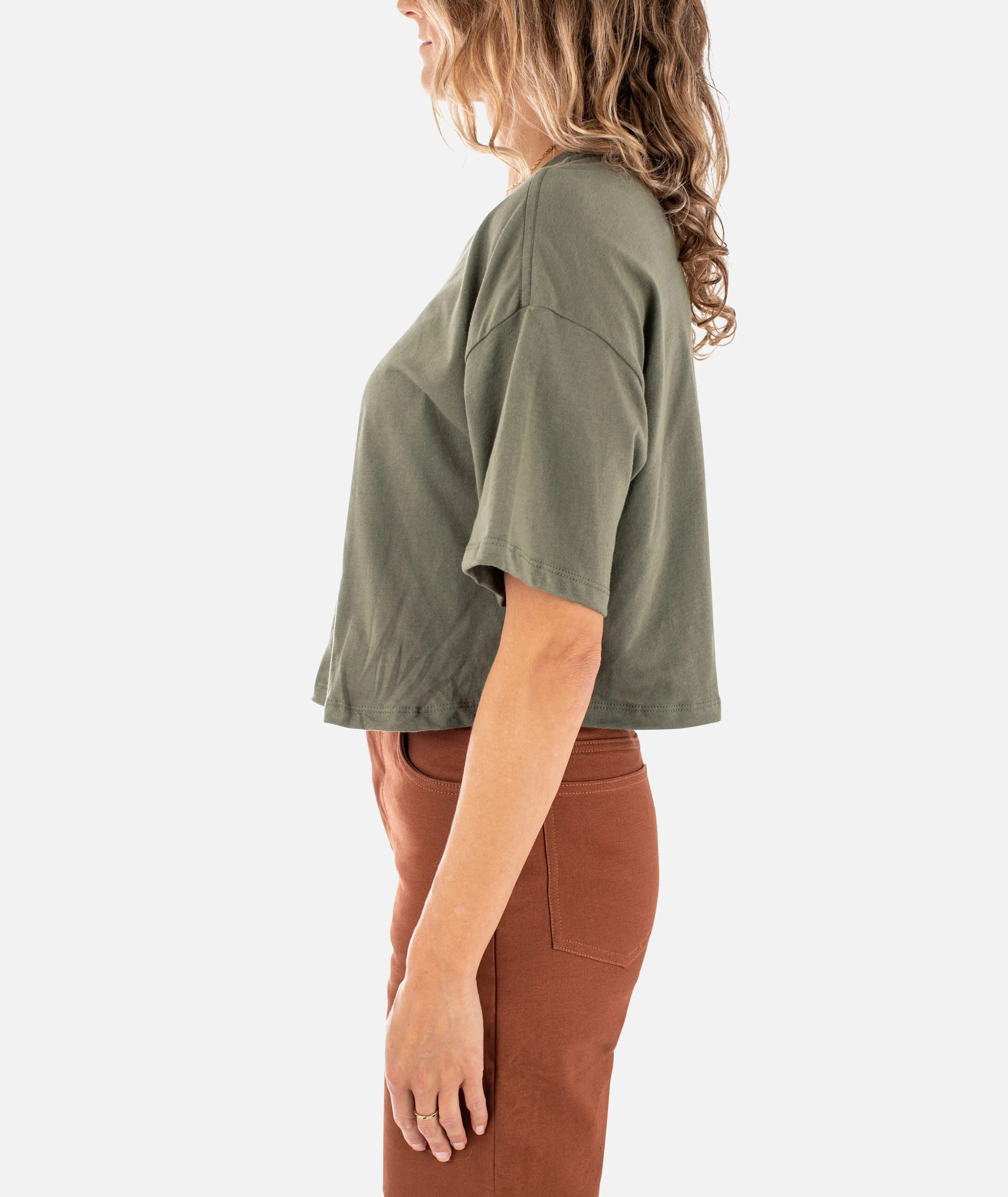 Nightbloom Tee - Military Green