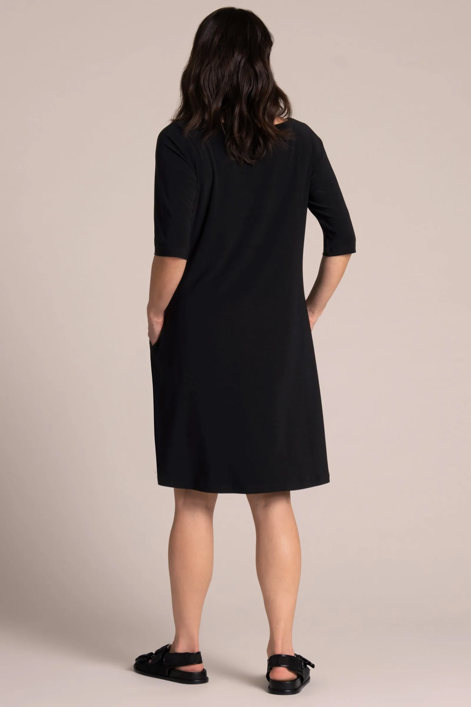 Nu Trapeze Dress | Black