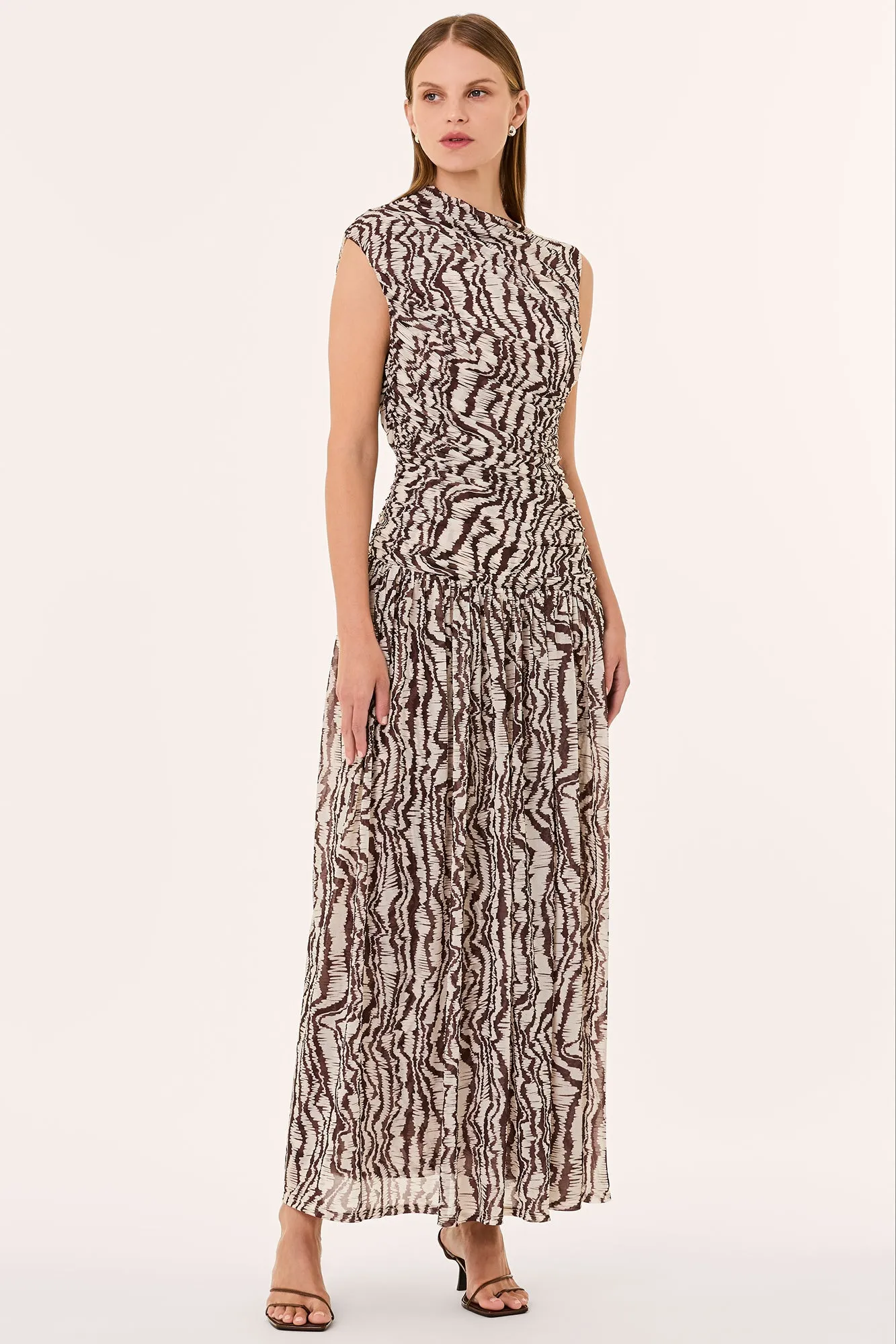 ODILA DRESS - ABSTRACT ANIMAL