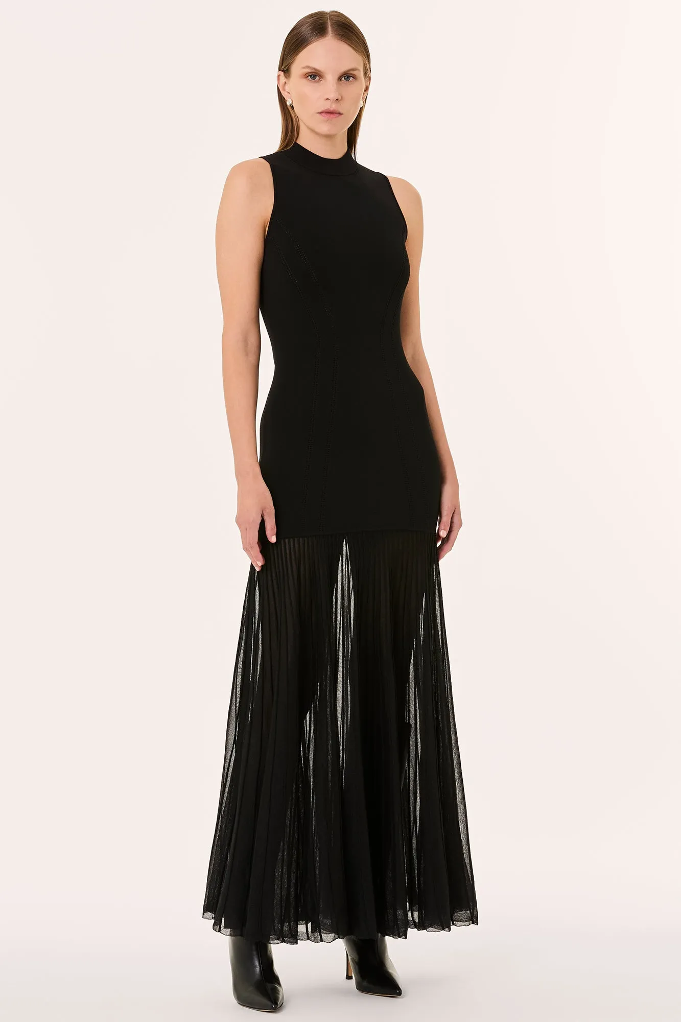 PEARLE DRESS - BLACK