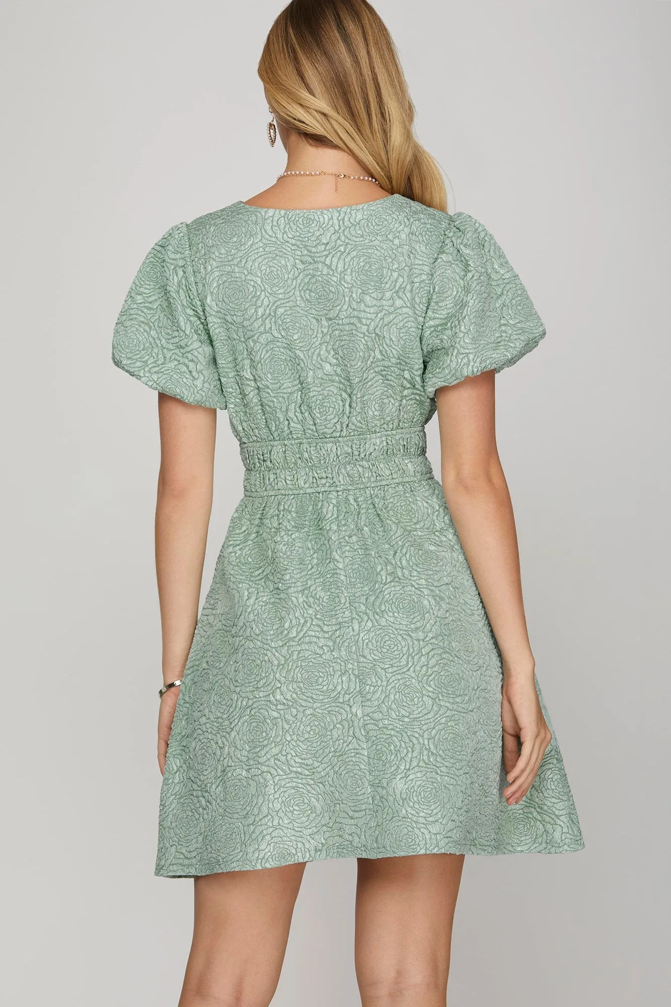 PRE-ORDER: Don't Be Shy Dress in Sage