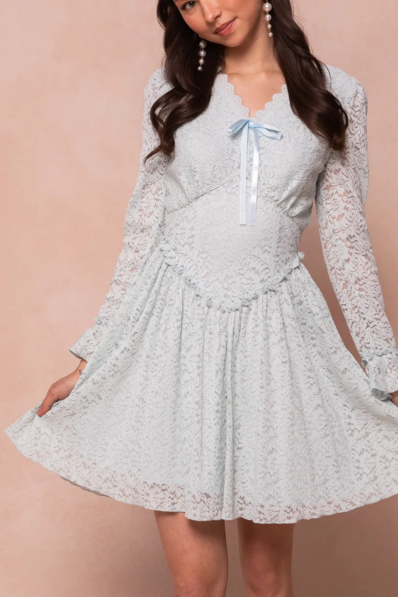 So Romantic Dress in Blue - FINAL SALE