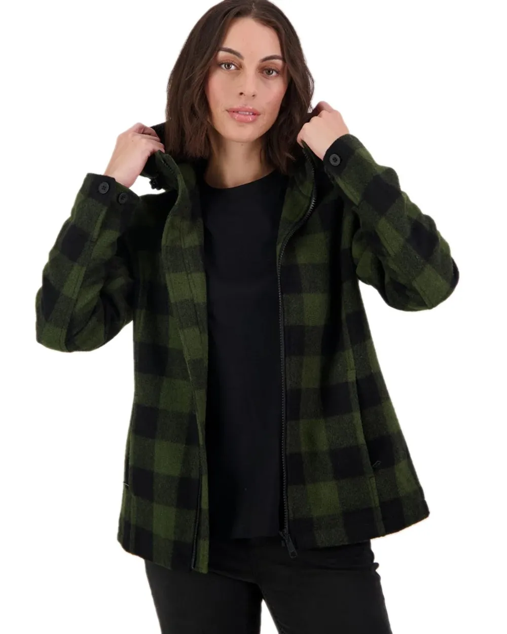 Swanndri Womens Seattle V2 Wool Hoodie