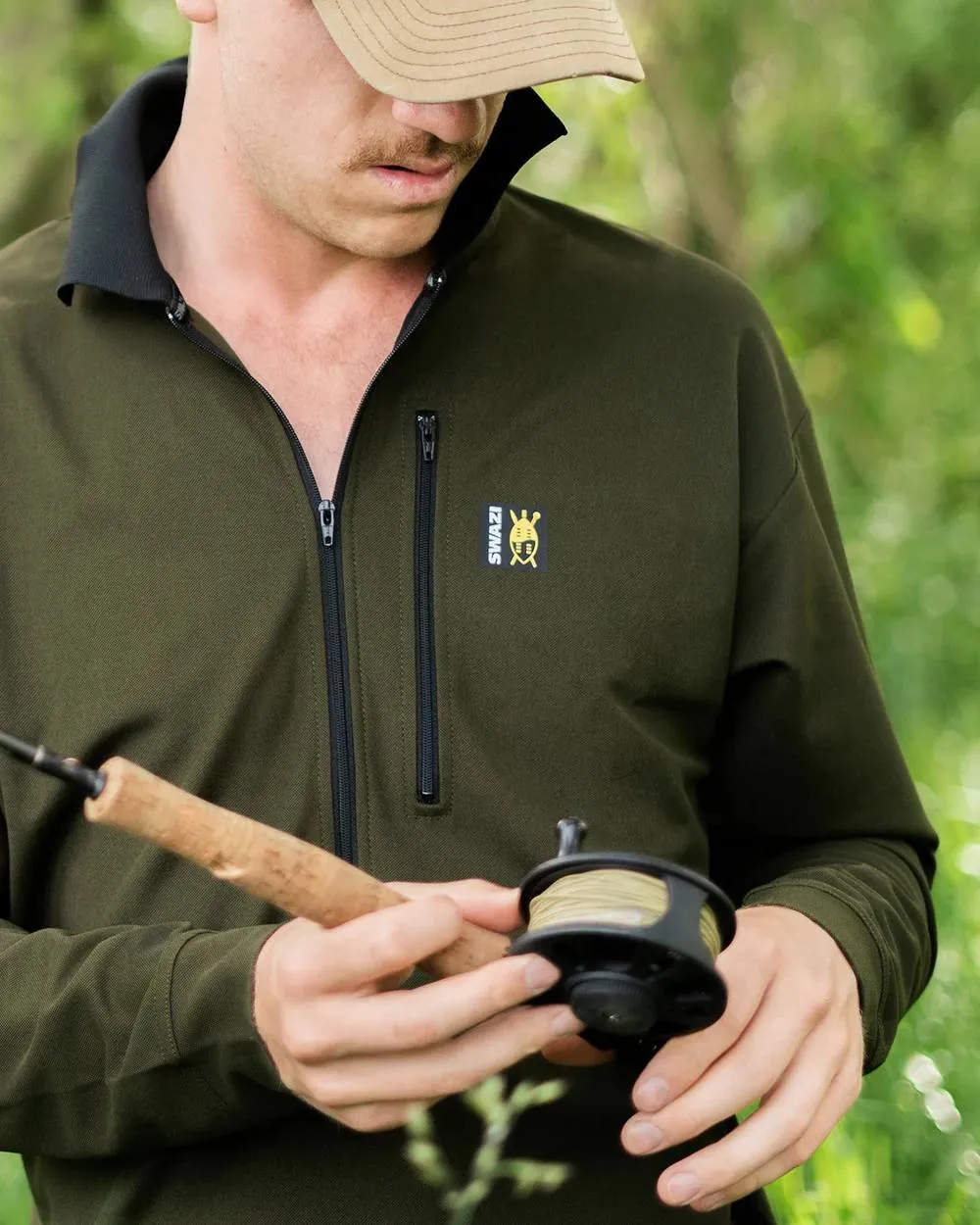 Swazi Mens Climb Max Long Sleeve Polo Shirt