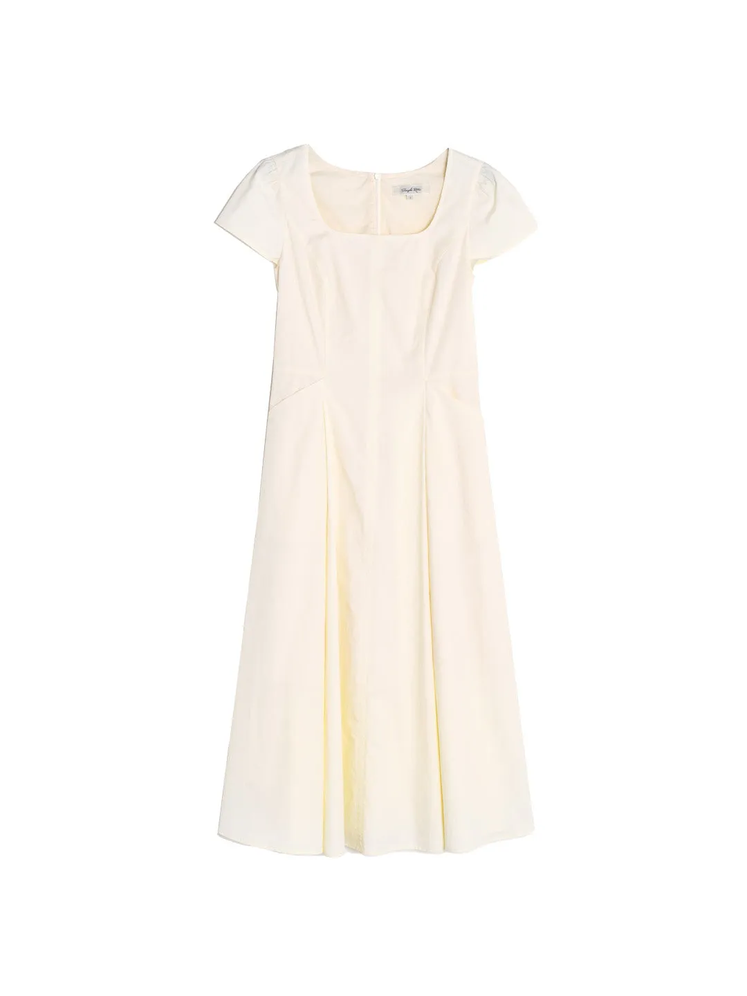 Sylvia Simple Square Neck 100% Cotton Dress