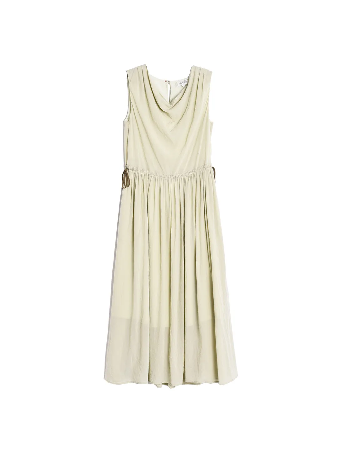Tatum Cowl Neck Waist Sleeveless Dress