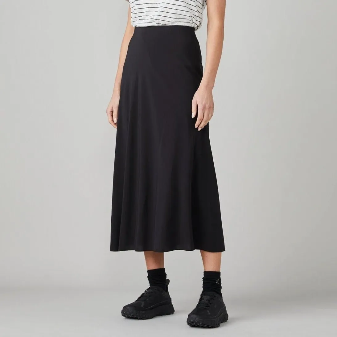 Tech Slk Bias Skirt