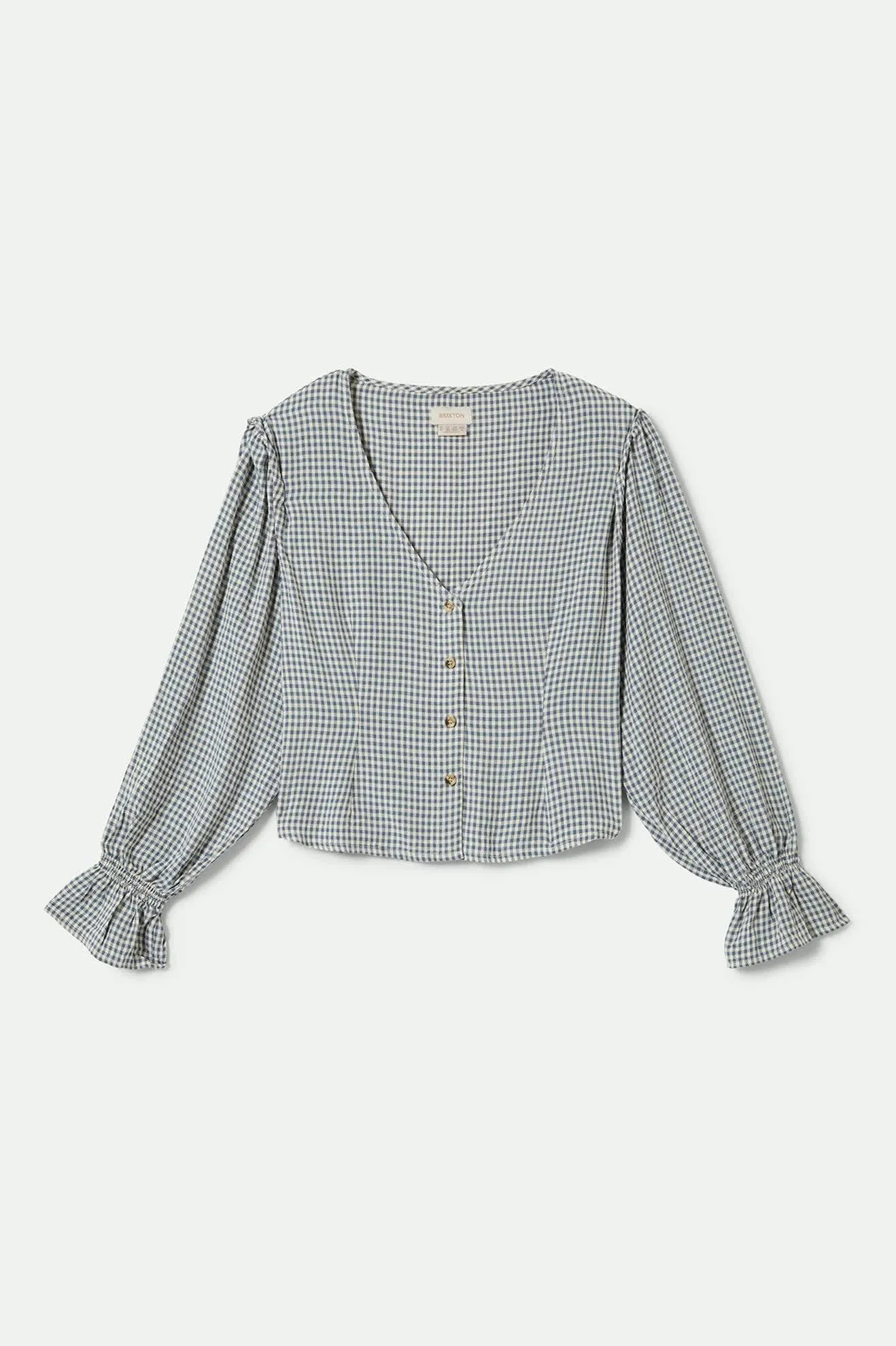 The Meadow Blouse - Azure Blue Gingham
