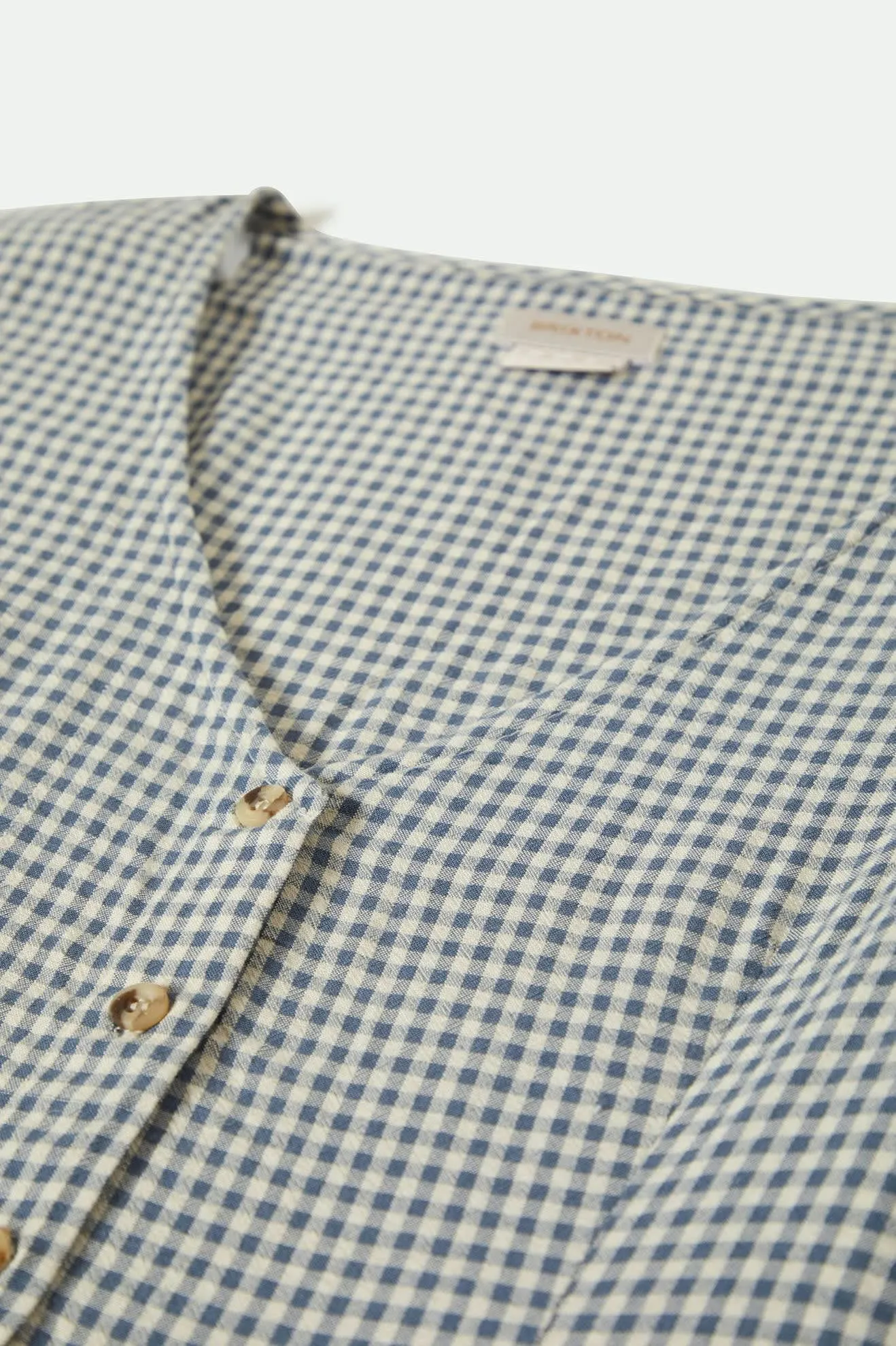 The Meadow Blouse - Azure Blue Gingham