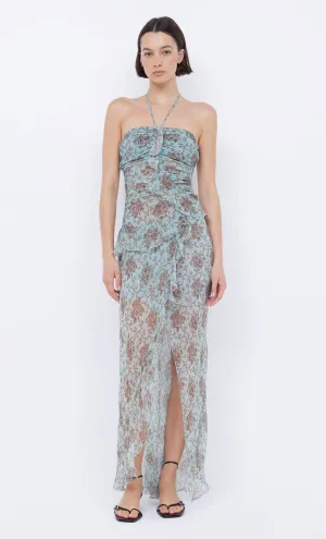 TWIGGY FRILL MAXI DRESS - JUNIPER FLORAL