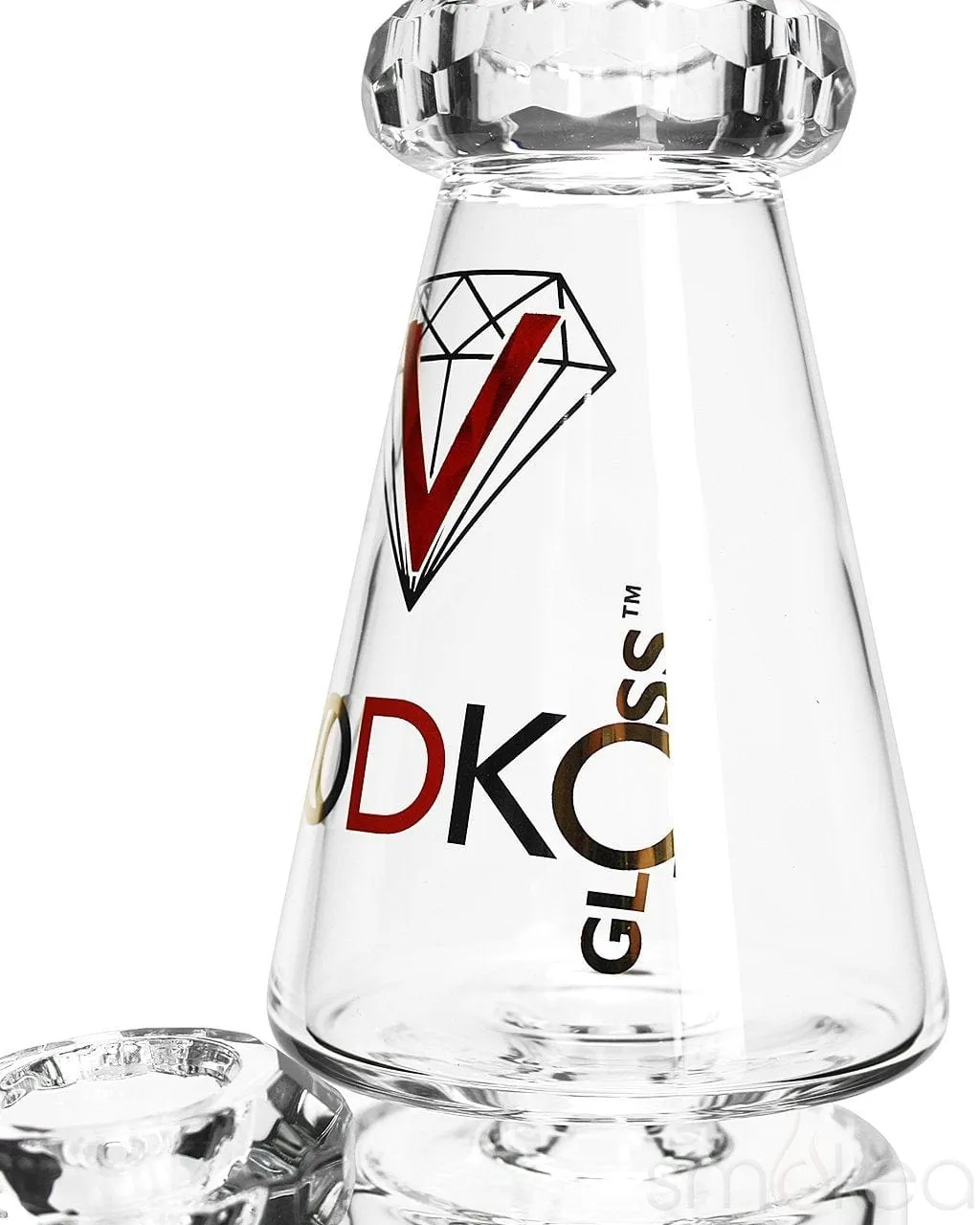 Vodka Glass "Rose Quartz" Diamond Series Bong