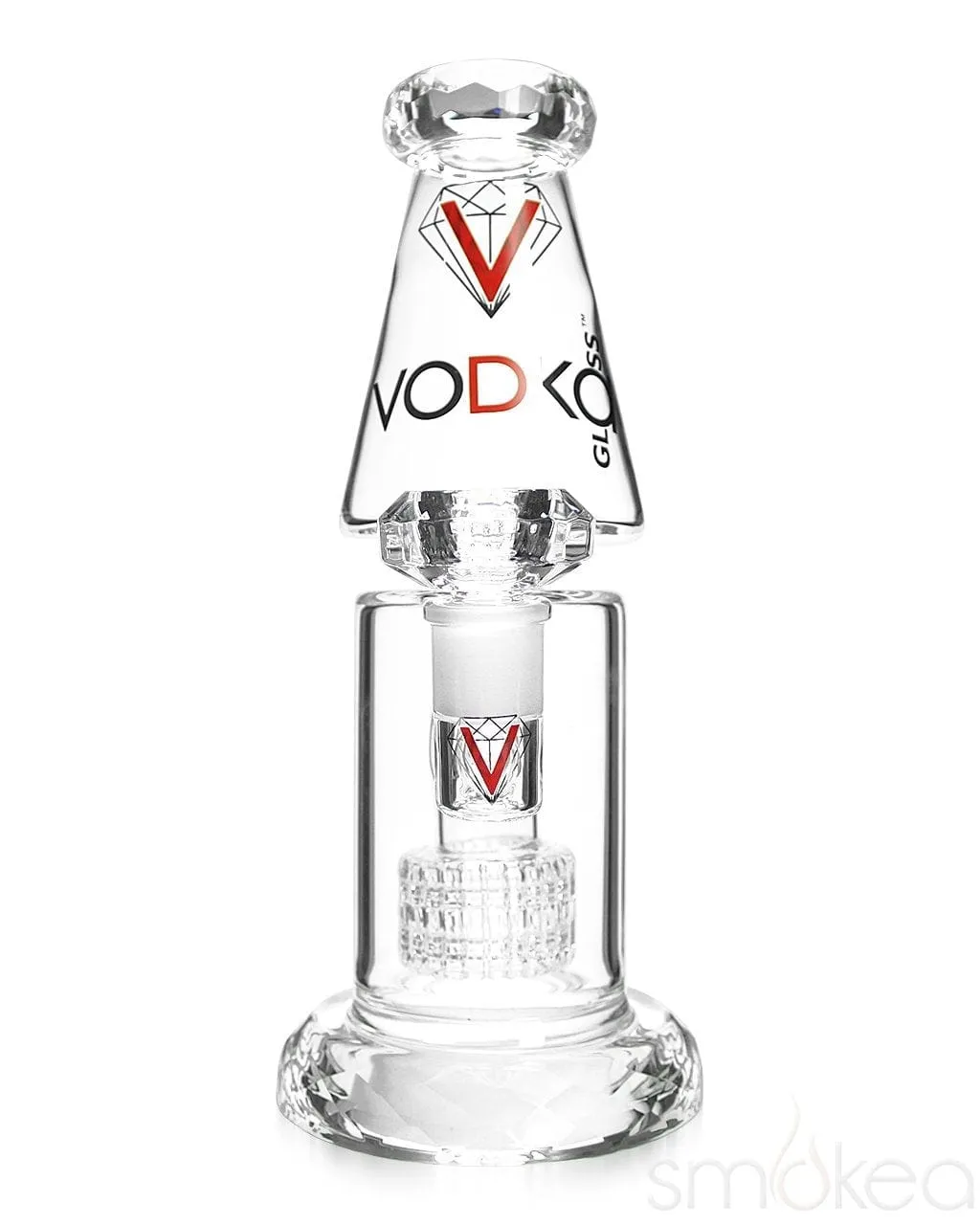 Vodka Glass "Rose Quartz" Diamond Series Bong
