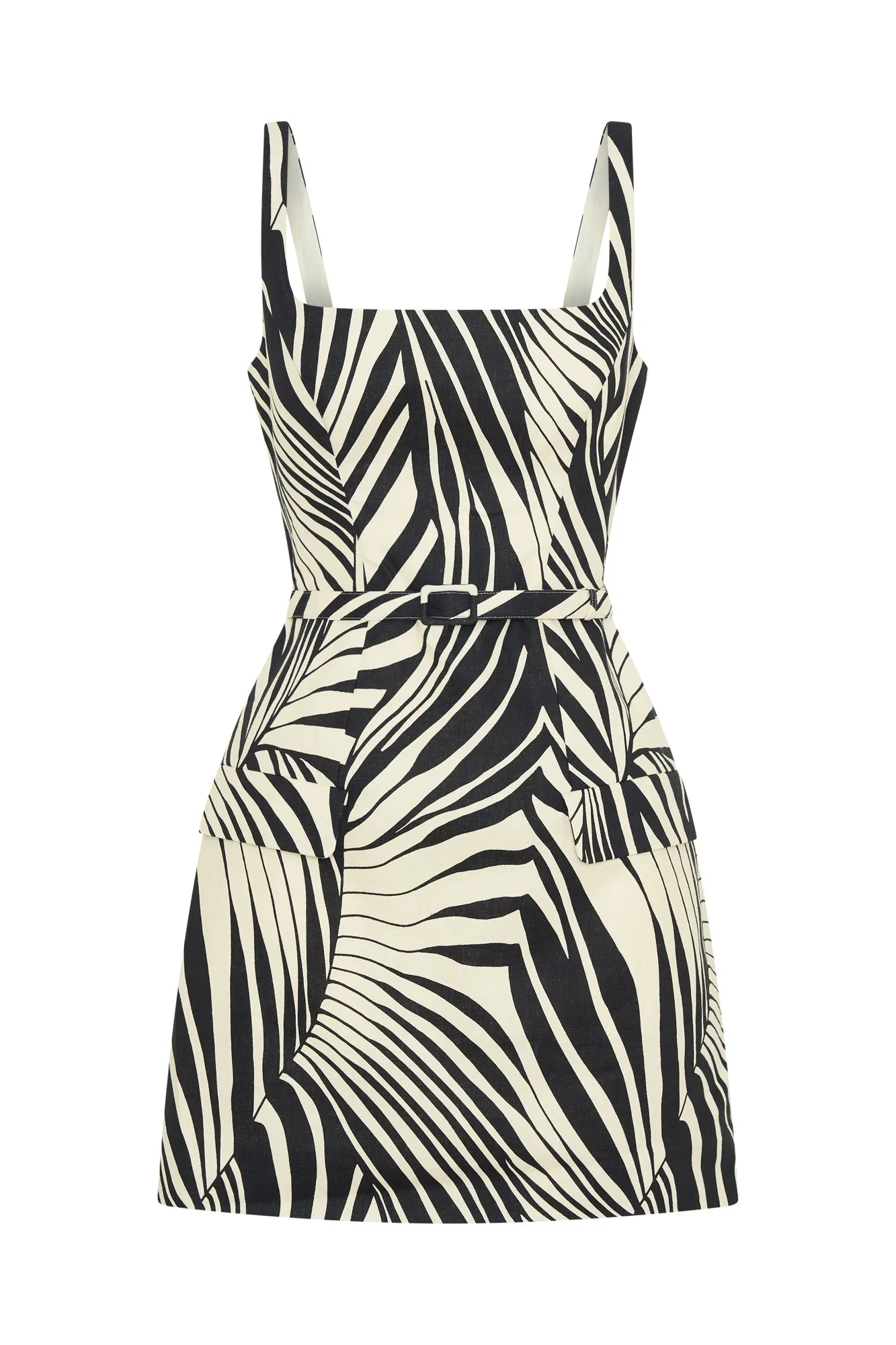 ZOYA DRESS - RHEA BLACK PALM